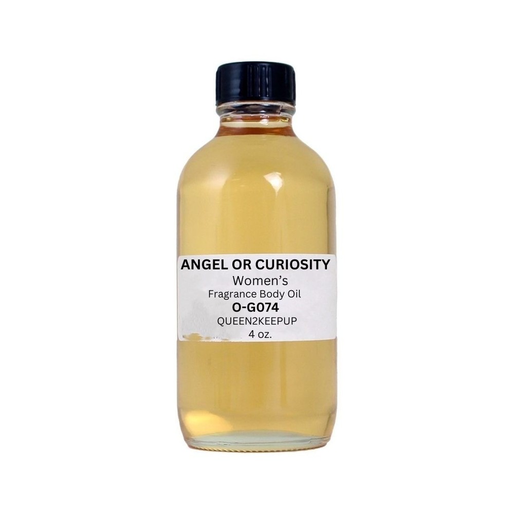Angel or Curiosity (Women) Body Oil 4 oz Fragrance All Natural Scent